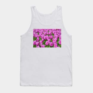 Purple Tulips Tank Top